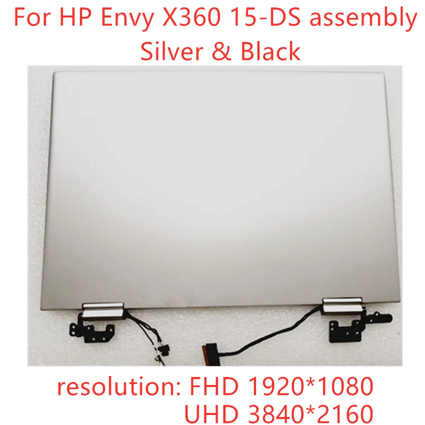 

15.6 inch L53868-001 Original Full For HP Envy x360 15-DS 15-DS0003CA FHD UHD LCD LED Touch Screen Complete Assembly replacement