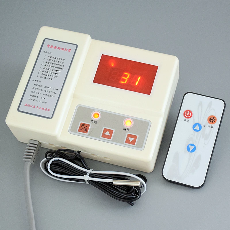 2000W 5000W Temperature Control Switch 602A High Temperature 20-190 Degrees Temperature Control Instrument Breeding Hatch