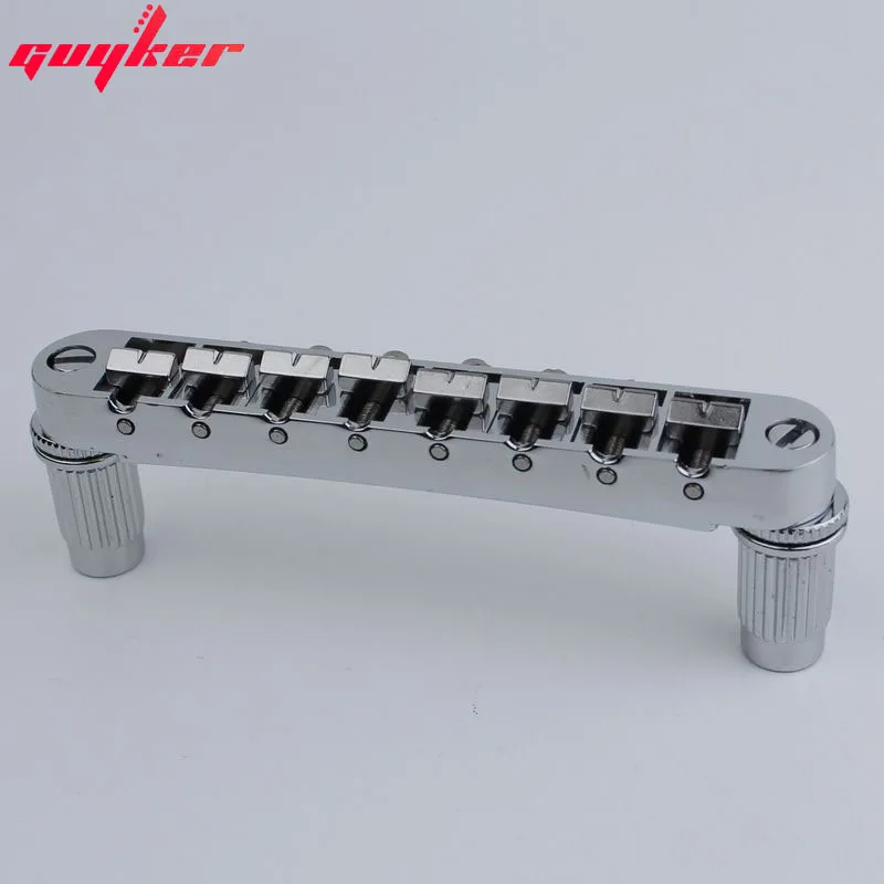 Tune-O-Matic Bridge 8 String Guitar Bridge Chrome