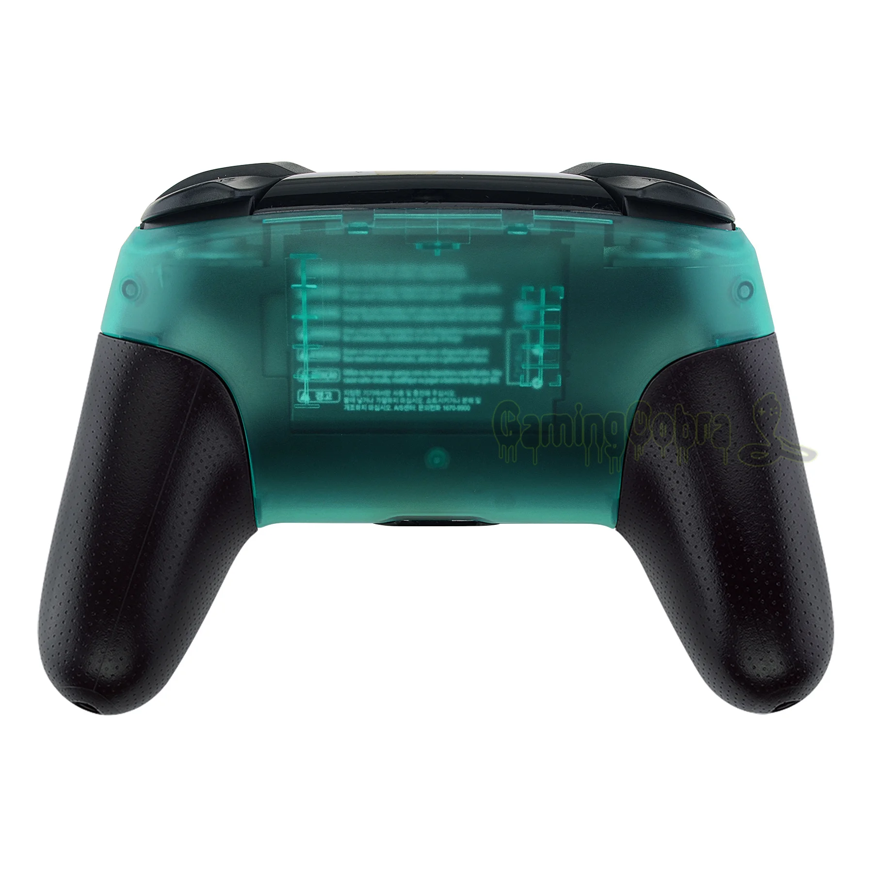 eXtremeRate Emerald Green Custom Faceplate + Backplate Repair Parts with Tools for NS Pro Controller