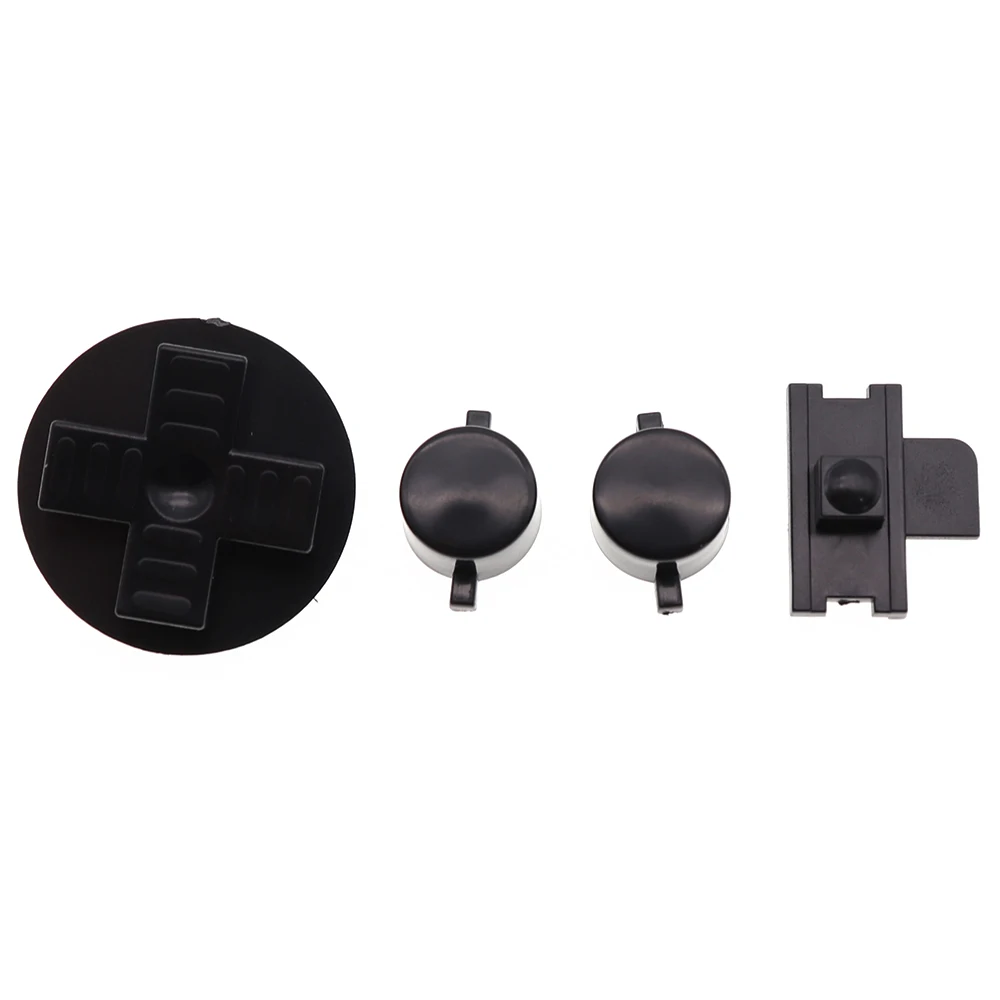 18 色オプション黒クリアレッド税関 DIY ボタンセット交換ゲームボーイクラシック GB DMG A B ボタン D-パッドボタン