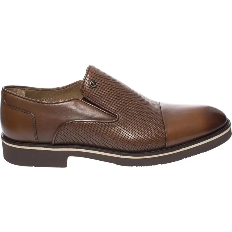 Fosco Genuine Leather Tan Men 'S Classic Shoes 9062