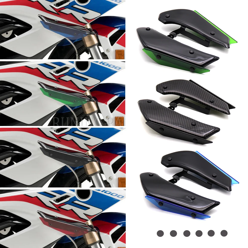 

2019-2021 Motorcycle Side Downforce Sport Spoilers Aerodynamic Fixed Winglet Fairing Wing Cover For BMW S1000RR S 1000 RR 1000RR