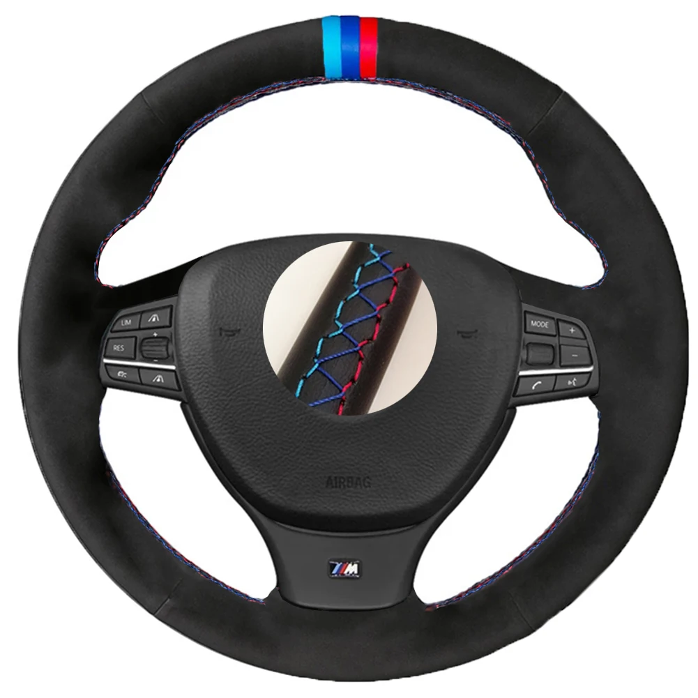 

Кожа алькантара, прошитая вручную, замшевая ткань для BMW M Sport F10 F11 (Touring) F07 F12 F13 F06 F01 F02 M5