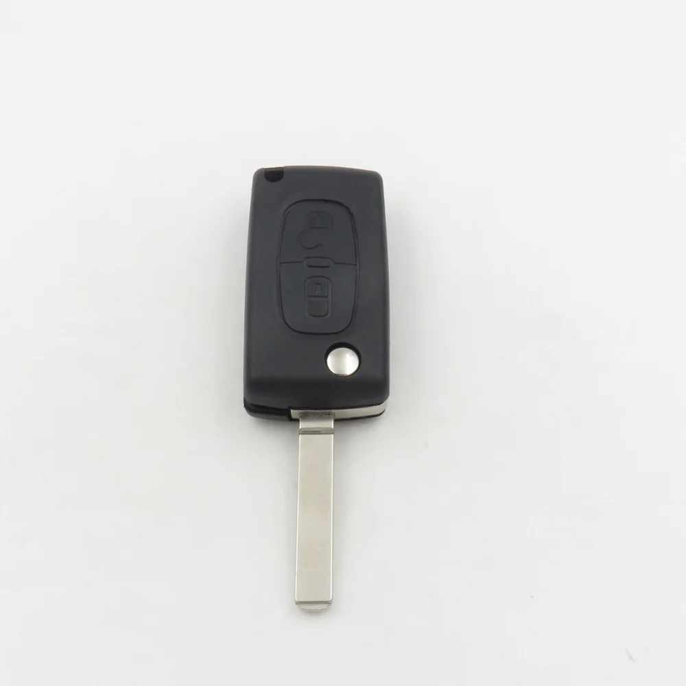 Cocolockey Remote Key Cover for Fiat Scudo 2Button Folding Key Shell No Groove Blade NO Battery Holder Auto Replacement Parts