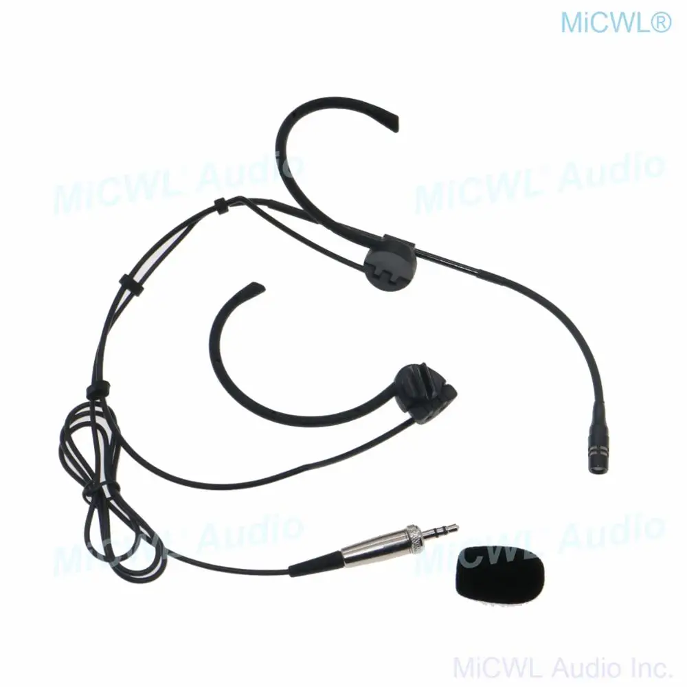 SL HeadMic BK Foldable Cardioid Headset Microphone for Sennheiser ew100 Wireless BeltPack Transmiter Good Mic