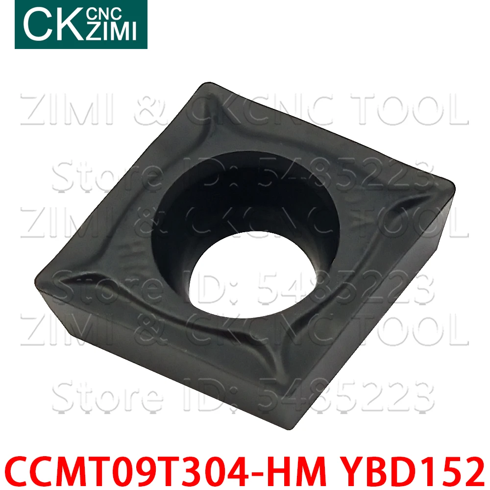 Cortador de carburo YBD152 CCMT3 (2,5) 1-HM, herramientas de torneado externo, insertos de cabeza de perforación CCMT para hierro fundido, CCMT09T304-HM