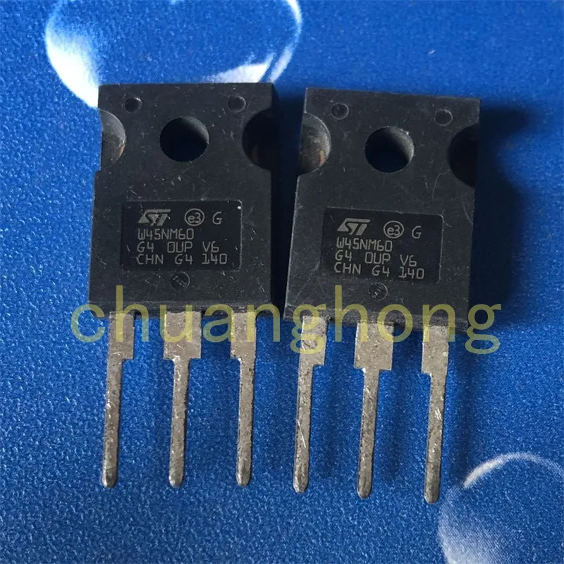 1Pcs/Lot Original New High-Powered Triode W45NM60 Field Effect MOS Tube TO-247 Transistor STW45NM60