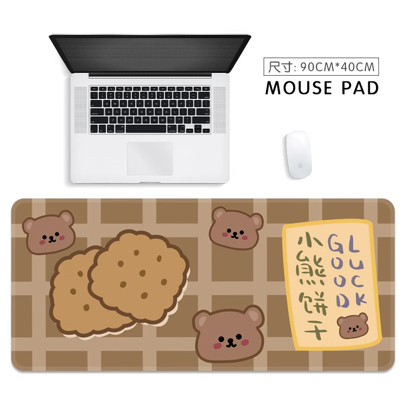 Alfombrilla de ratón supercreativa para niñas adolescentes, tapete de escritorio Kawaii para oficina, teclado de ordenador grande para dormitorio
