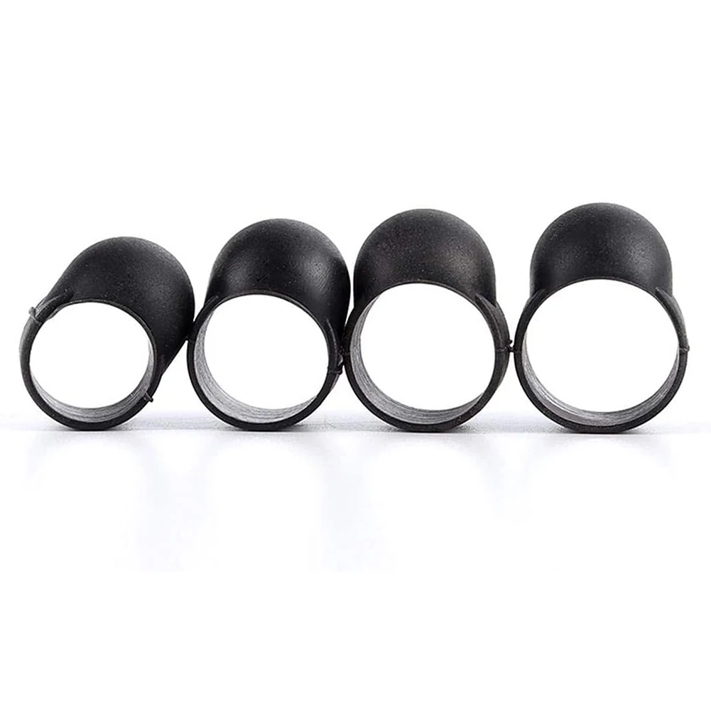 4pcs Steel Tongue Drum Finger Picks Silicone Rubber Knocking Finger Sleeves Handpan Percussion Instrument Accessory Finger Picks