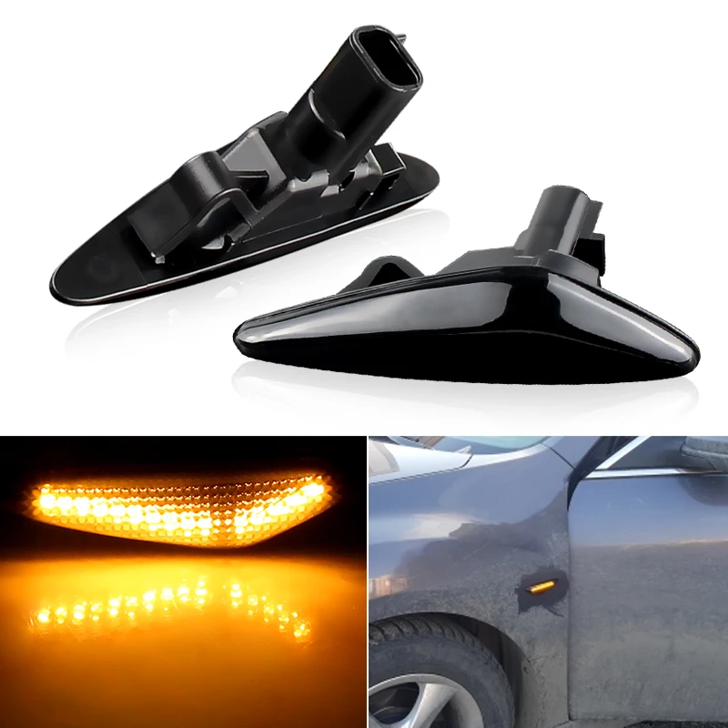 

For Mazda MX-5 ND RX8 6 Atenza GH 5 Premacy Nissan Lafesta Fiat 124 Spider Dynamic Sequential LED Side Marker Turn Signal Light