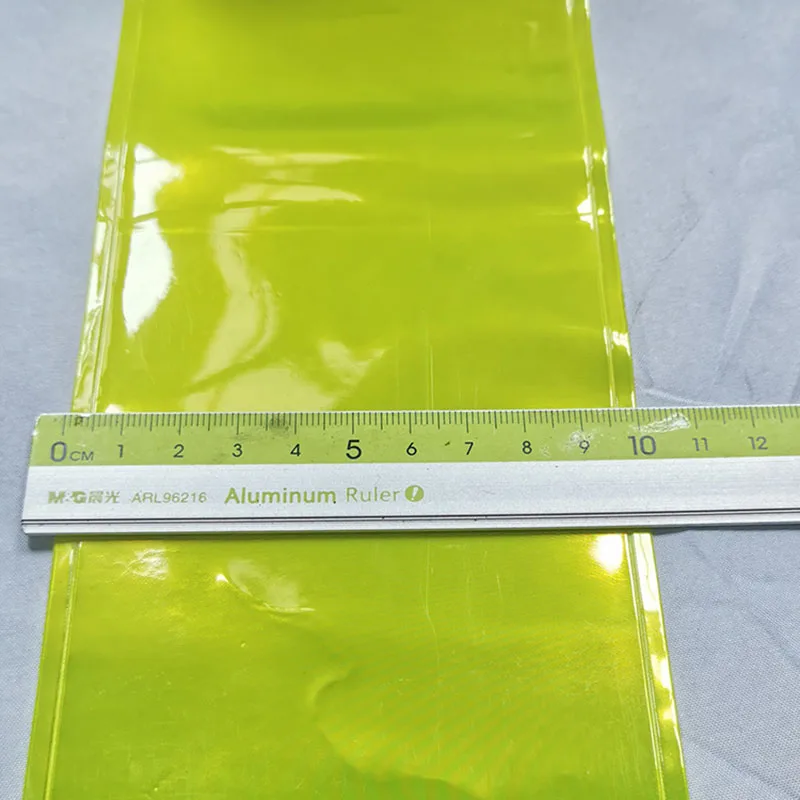 10Cm * 50M/Roll Reflecterende Materiaal Naaien Doek Fluorescerende Pvc Strip Hoge Zichtbaarheid Reflectie Verkeersveiligheid Waarschuwing