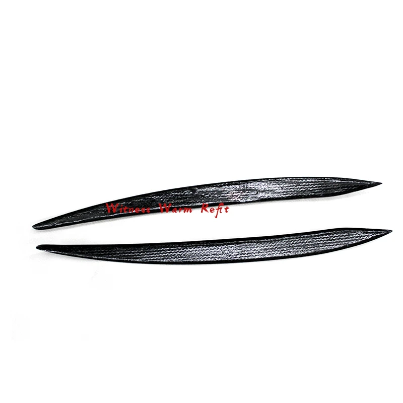 Carbon Fiber Headlights Eyebrows Eyelids for Volkswagen Golf 7 2014-2017 Front Head Light Lamp Eyebrows Trim Cover Access