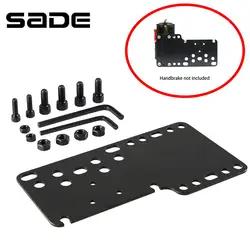 USB Handbrake Drift Adapter Board Mount Bracket Plate For SIM Racing Game Logitech G25/27/29 T500 Windows 14 Bit PC (ONLY Plate)