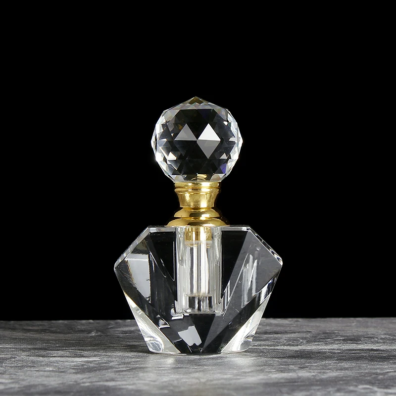 

1ml Crystal Perfume Bottle Mini Essential Oil Glass Bottle Refillable Decorative Bottle Christmas Gift for Women Wedding Favors