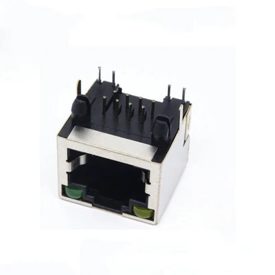 RJ45 Network Socket Female Socket 56-8P8C With Light and shield socket socket crystal head socket
