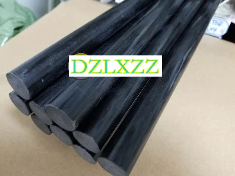2pcs black glass fiber Rod 8mm/8.5mm/9.5mm/10mm/12mm/12.7mm/15mm/16mm/20mm/25mm Fiberglass rod Lenght 500mm