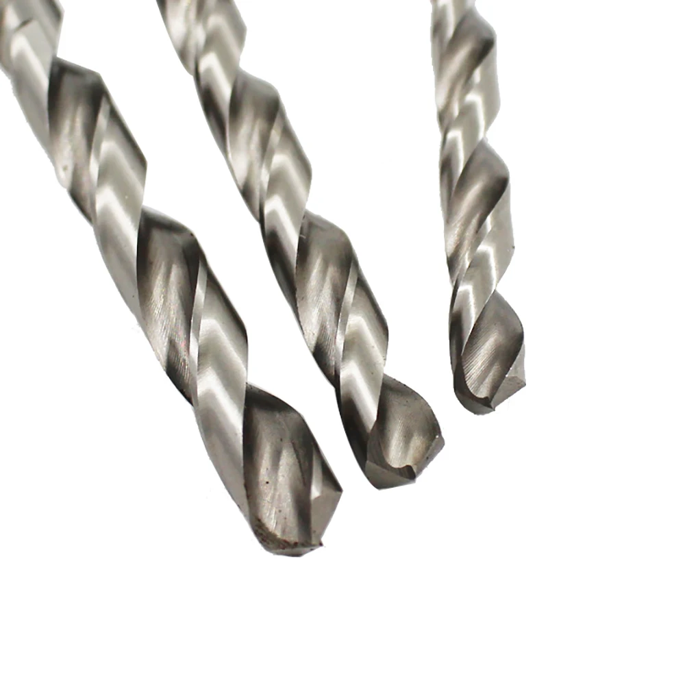 M2 HSS Twist Drill Bits HSS-Co สำหรับโลหะสแตนเลส1มม.-13มม.1.5mm 2Mm 2.5Mm 3Mm 3.2Mm 3.5Mm 4Mm 4.2Mm 4.5Mm