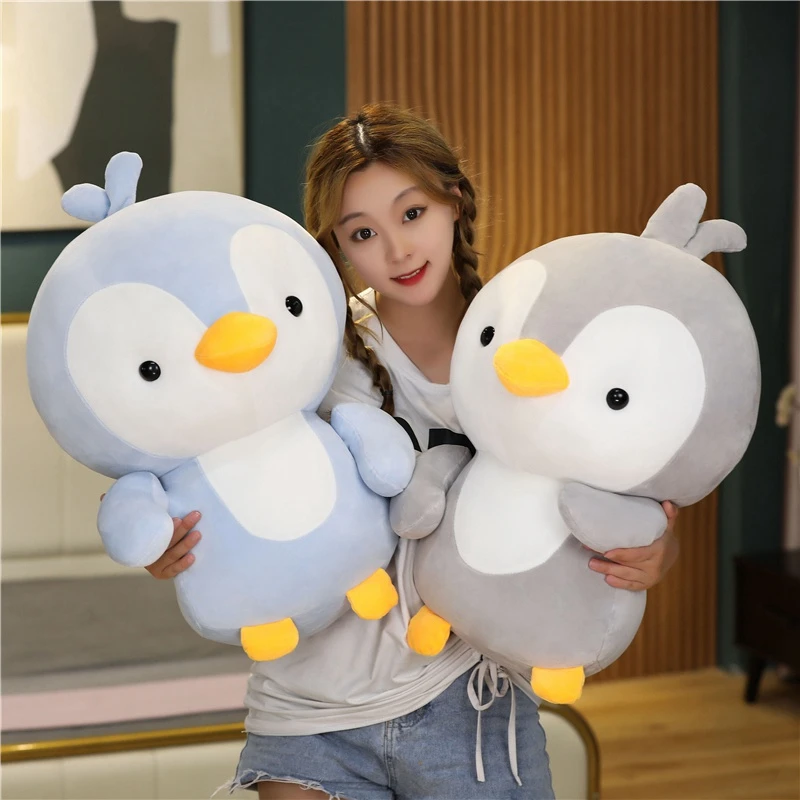 35cm-55cm New Super Soft Penguin Plush Toy Cute Cartoon Animal Penguin Stuffed Doll Girls Valentine's Gifts Sofa Pillows