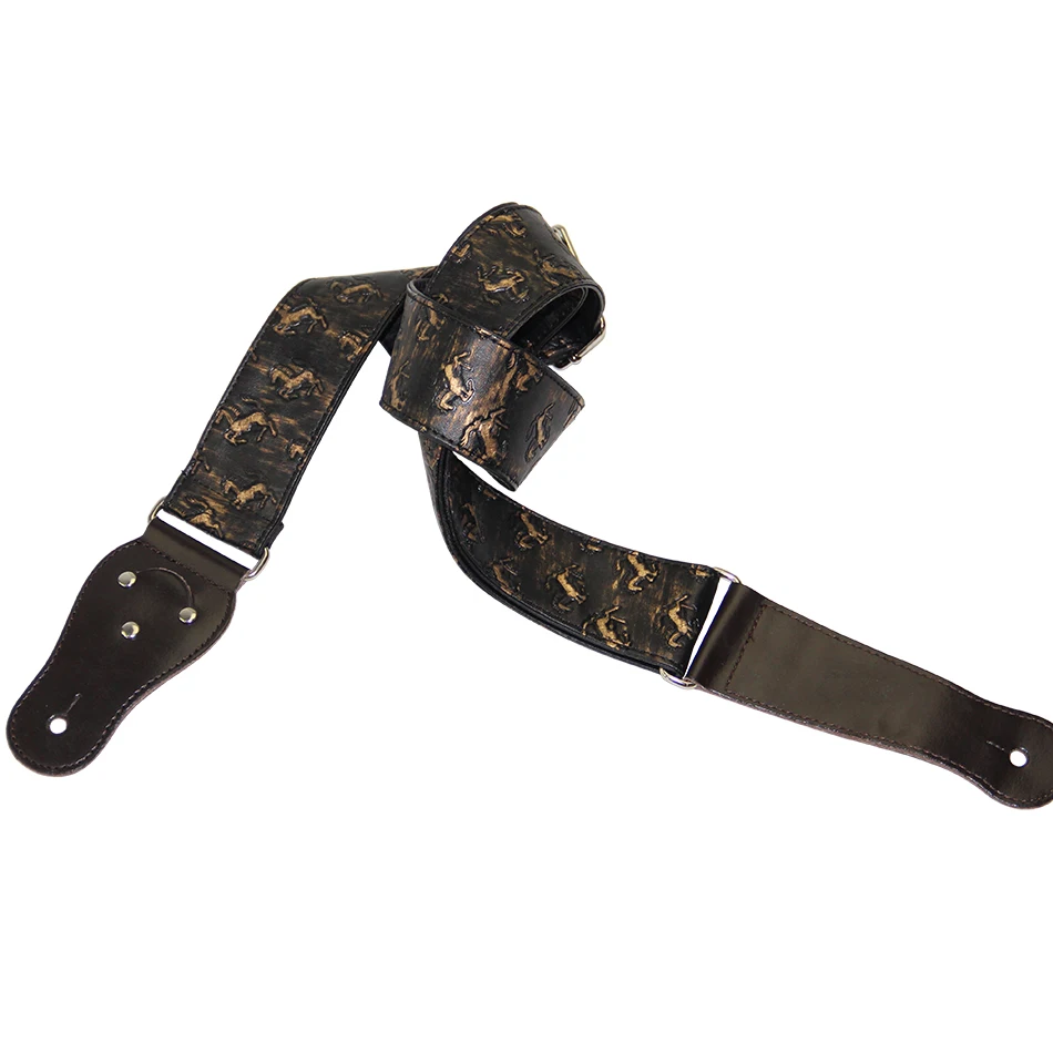 Free shipping BATES  guitar strap widening folk guitar straps electric guitar electric bass strap Skull