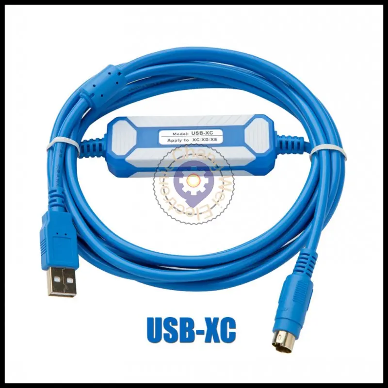 AMSAMOTION Gold-plated USB-XC USB To RS232 Adapter For Xinje PLC XC1 XC2 XC3 XC5 Programming Cable