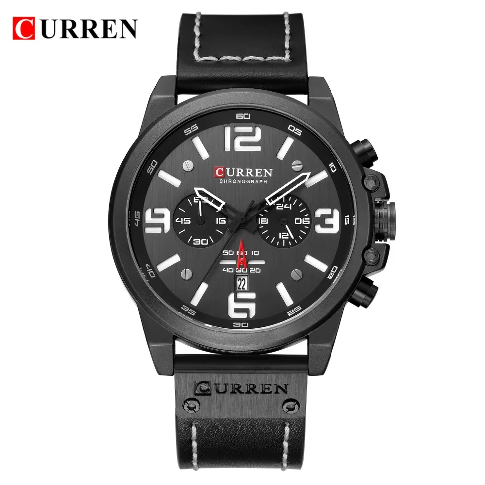 Mode Chronograph Uhr Männer CURREN Luxus Marke Wasserdichte Sport Handgelenk männer Uhren Casual Armbanduhr Männlichen Uhr Reloj Hombre