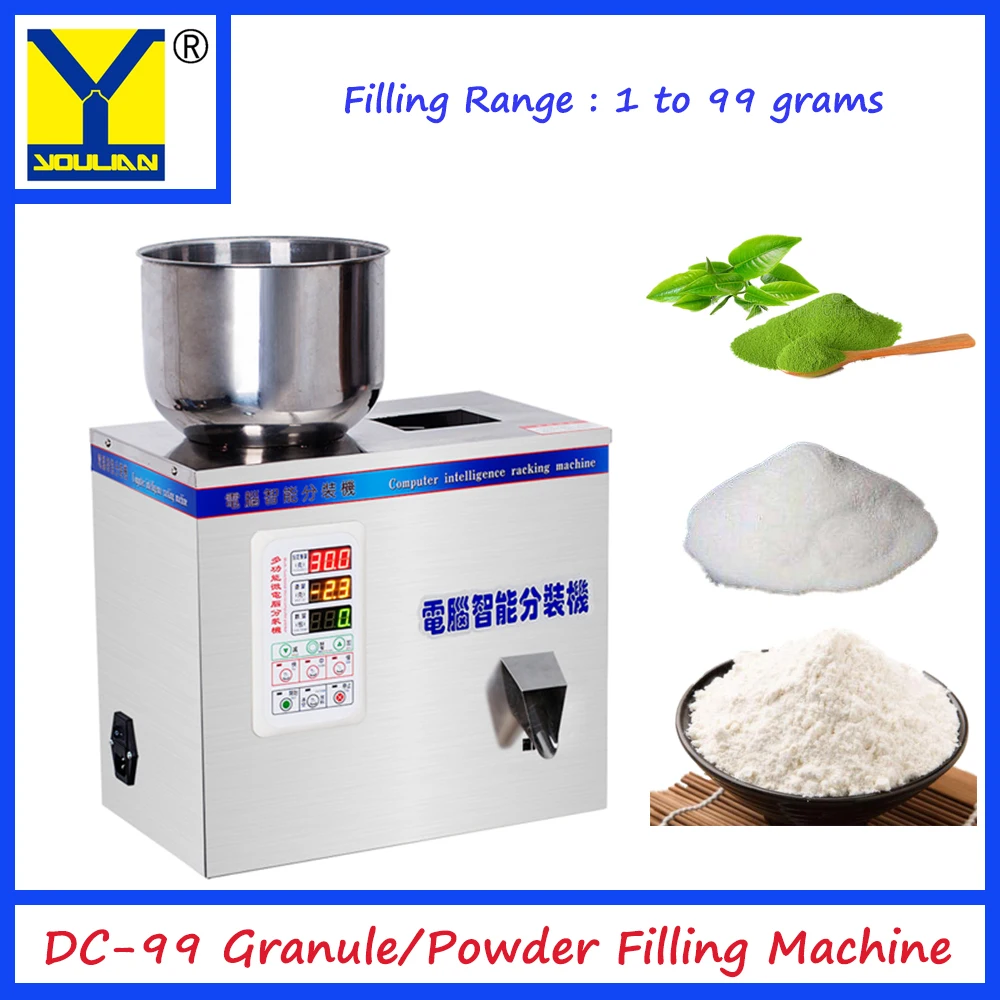 1 to 99 grams Intelligent powder packaging machine Flour, sesame, coffee, tea filling machine