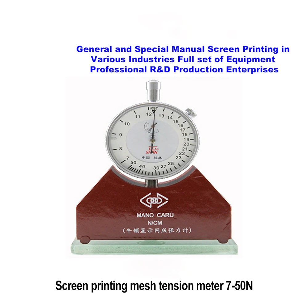 

High Precision Silk Screen Mesh Newton Tension Meter Gauge Tester Tensiometer for Silk Screen SMT Steel Stencil Screen Printing