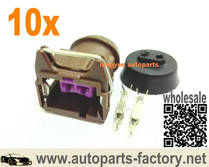 

Longyue 10Set RC Fuel Injector Connector fit for All BOSCH EV1 applications