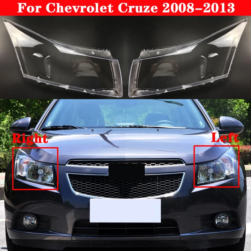 

Car Front Headlight Cover For Chevrolet Cruze 2008-2013 Headlamp Lampshade Lampcover Head Lamp light glass Cover Lens Shell Caps