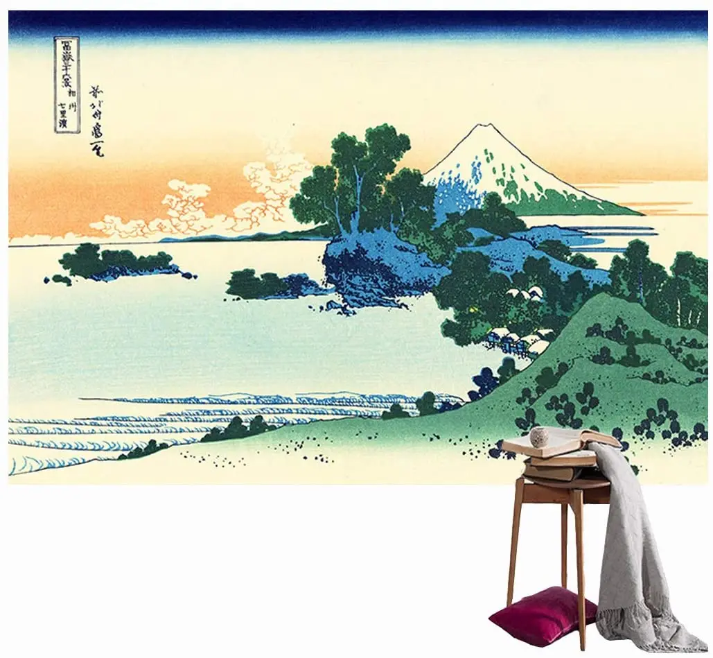 Cool Japanese Art Printing Tapestry By Ho Me Lili Wall Hanging Beach Towel Throw Dorm Decoration Tablecloth  Curtain