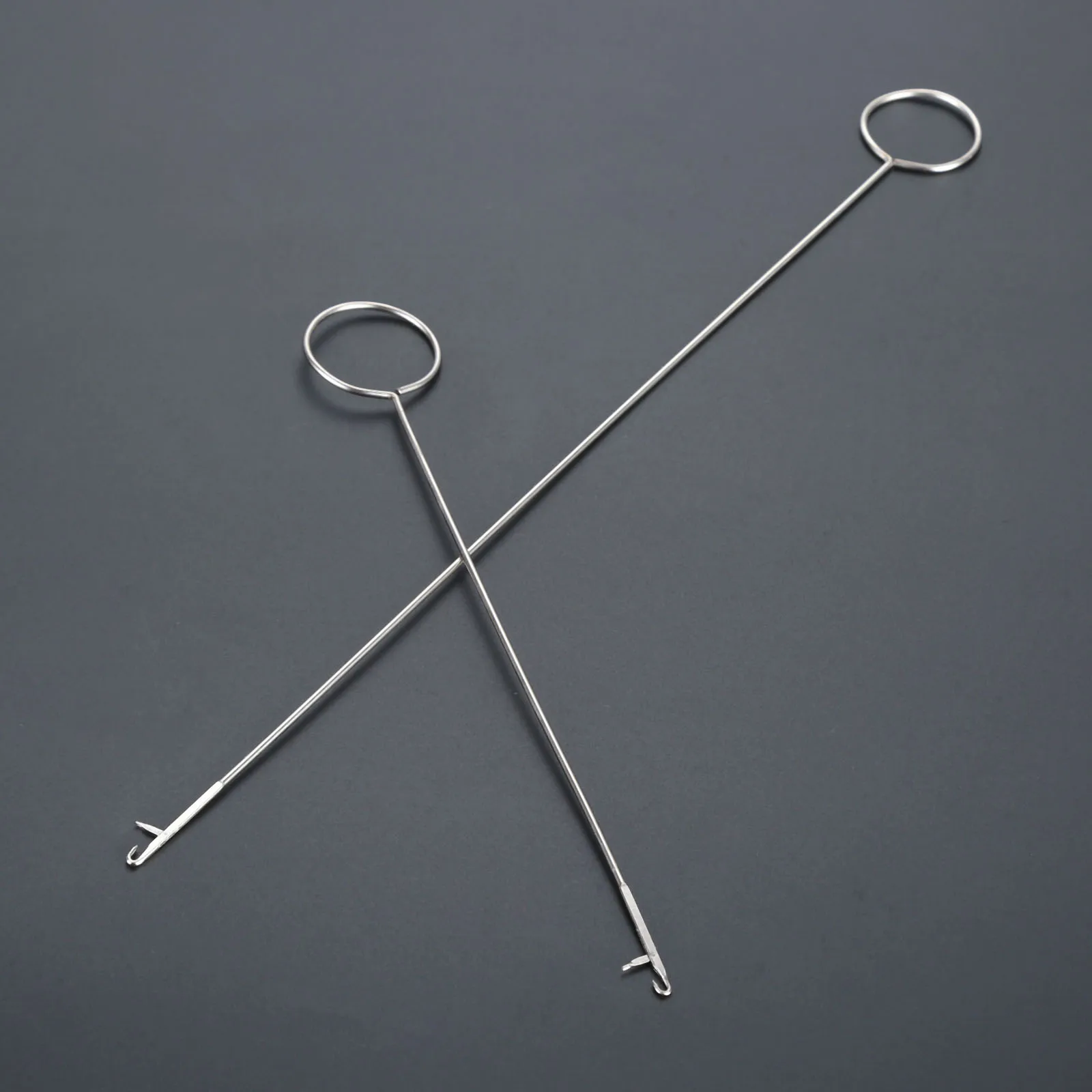 2 rozmiary/zestaw ze stali nierdzewnej zatrzask do szycia pętli Turner Hoop duże + małe kolei Spaghetti craft akcesoria do szycia
