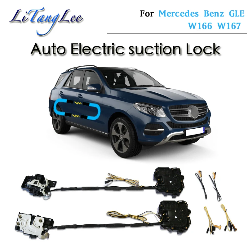 

Car Soft Close Door Latch Pass Lock Actuator Auto Electric Suction Silence Closer For Mercedes Benz GLE W166 W167 2015~2021