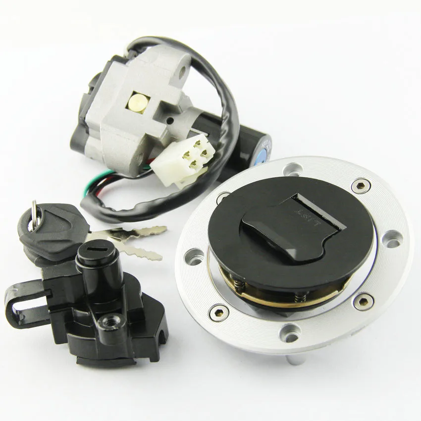 Fuel Tank Cover Cap Lock With Ignition Switch Lock For Suzuki GSF250 Bandit GJ74A GSF400 GK75A GSX400 GSXR400 RF400 RF600  RF900