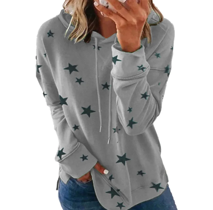 casual Autumn spring hooded sweater Pullovers Women female 2020 loose sweater knit Jumpers top