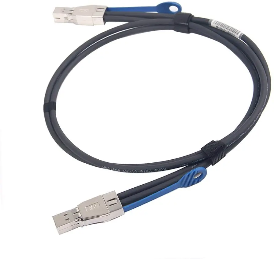 12G External Mini SAS HD SFF-8644 to SFF-8644 Cable, 0.5-m(1.64ft)