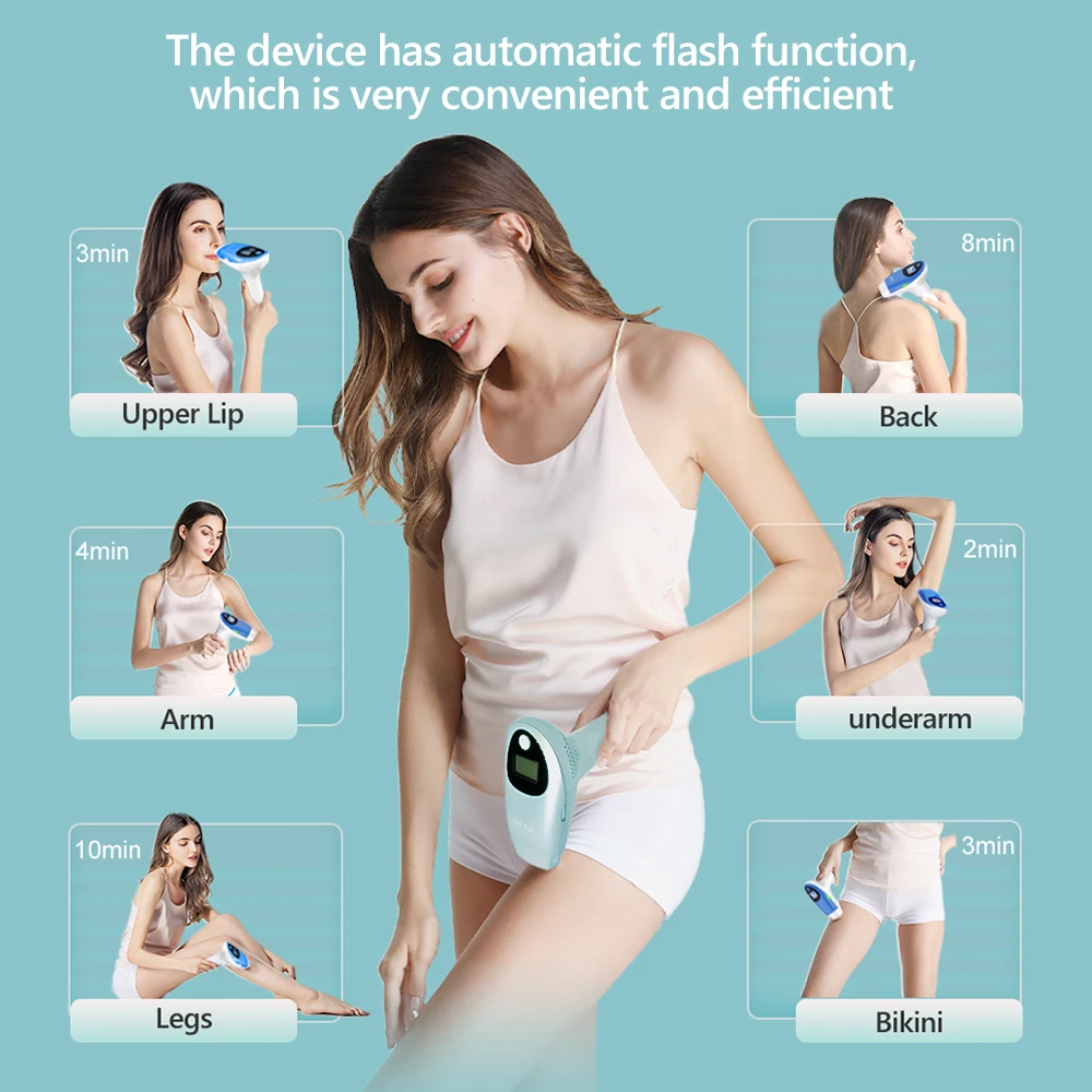 Mlay IPL Hair removal Epilator a Laser Permanent Hair Removal Machine Face Body 3IN1 Electric depilador a laser 500000 Flashes