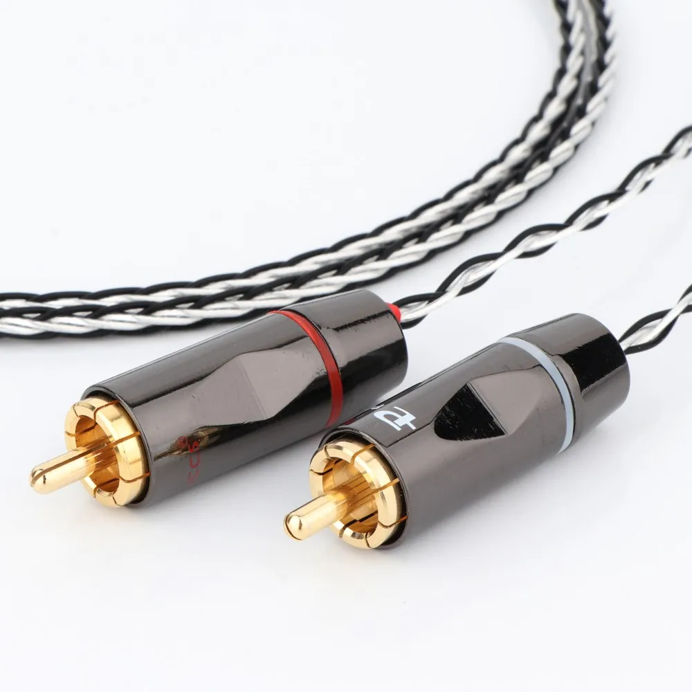 Preffair-Cable Hifi 2,5mm TRRS equilibrado a 2 RCA macho para Astell & Kern AK100II,AK120II,AK240, AK380,AK320,DP-X1, 1 unidad