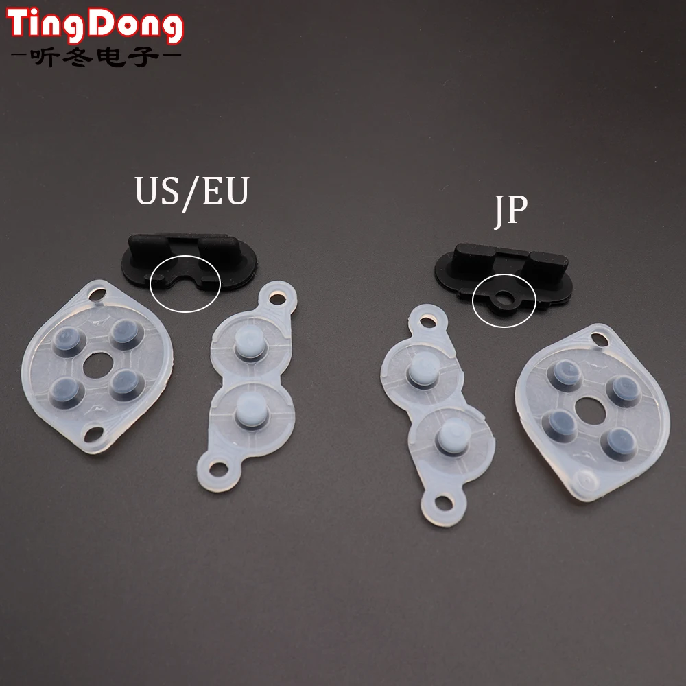 US/EU JP Silicone Conductive Rubber Adhesive Button Pad Keypads High Quality For NES Super NES Nintendo Conductive Replacement