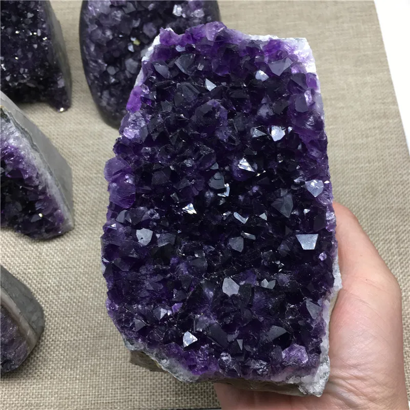 Natural Uruguay  Dream Amethyst Quartz Crystal Cluster Specimen Healing 1pc