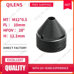 QILENS 2Megapixel HD EFL 10mm Height 12.1mm Board Lens for CCTV Security IP Camera M12*0.5 Mount Wide Angle