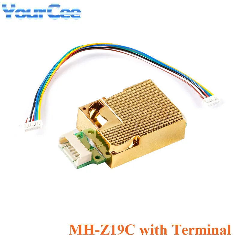 Modulo sensore CO2 a infrarossi IR MH-Z19 MH-Z19C MH-Z19B MH-Z19E Sensore gas aria anidride carbonica Monitor NDIR 400-5000 0-5000 ppm UART