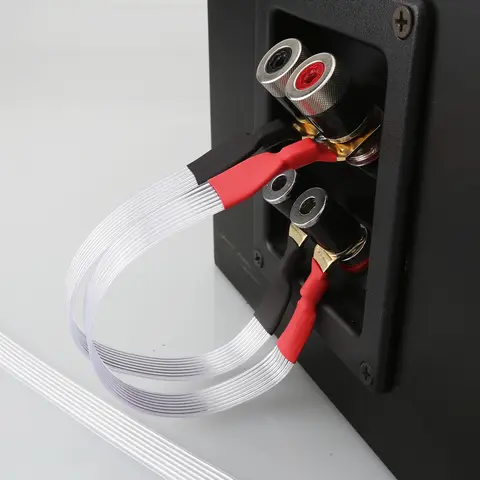 1set 15cm Silver Plated Jumper Cable DIY Audio Speaker Wire spade To Spade Bridge Cable Flat silver jump cable