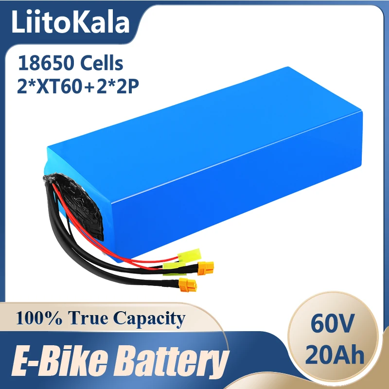 Imagem -02 - Liitokala-bateria Elétrica para Scooter 60v Carregamento Duplo Rápido Pacote de Bateria de Lítio 67.2v