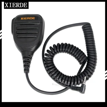 Xierdeショルダーリモートスピーカーマイクptt1ピンyaesu/vertex VX-1R/2r 3r 5r 150 160 180 210 210a双方向ラジオ3.5mm