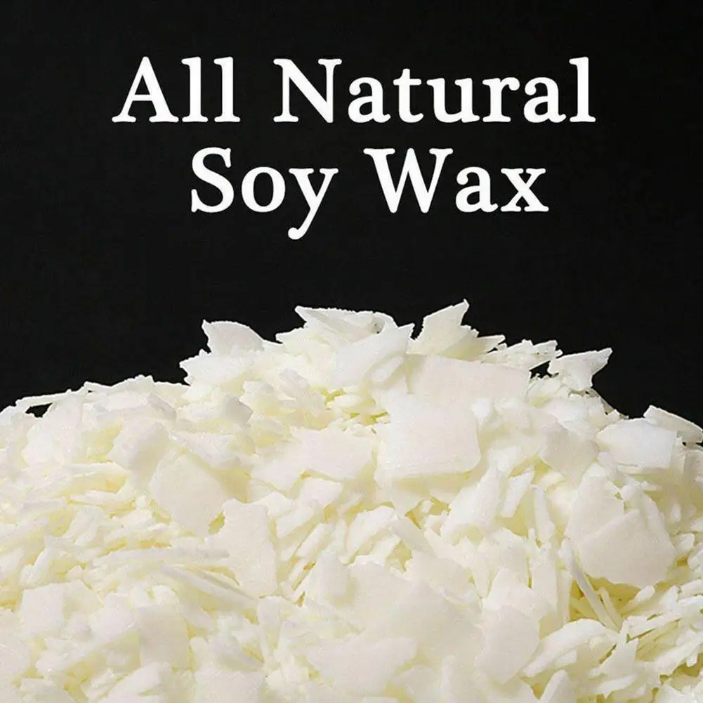 Natural Soy Wax for DIY Candle Making Supplies Waxed Candles Wicks Material Handmade Gift Candle Wax 100/500g