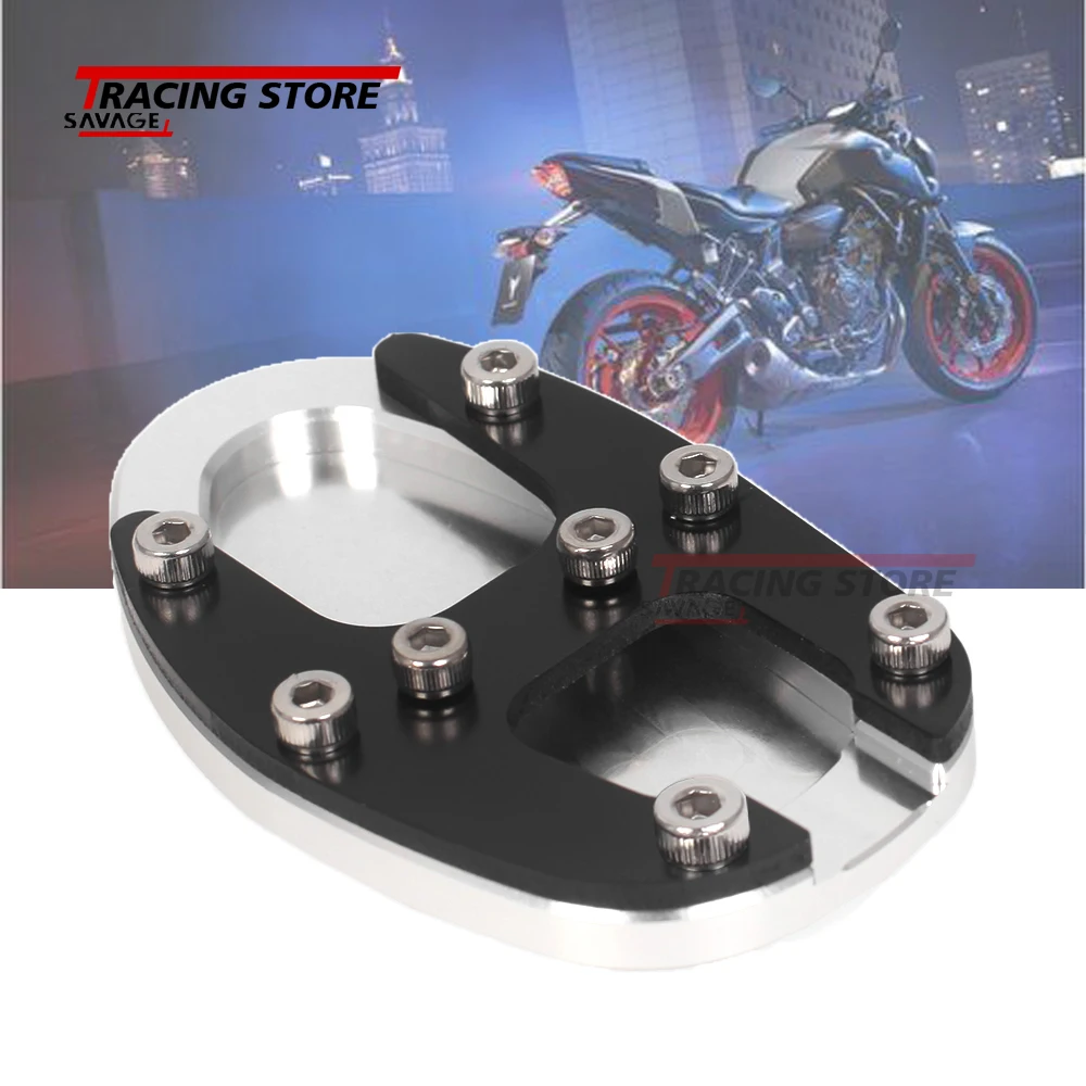 

2014-2020 Side Kickstand Stand Extension Plate For YAMAHA MT-07 MT07 FZ-07 MT-03 MT-25 YZF YZ-F R25 R3 19 Motorcycle Accessories