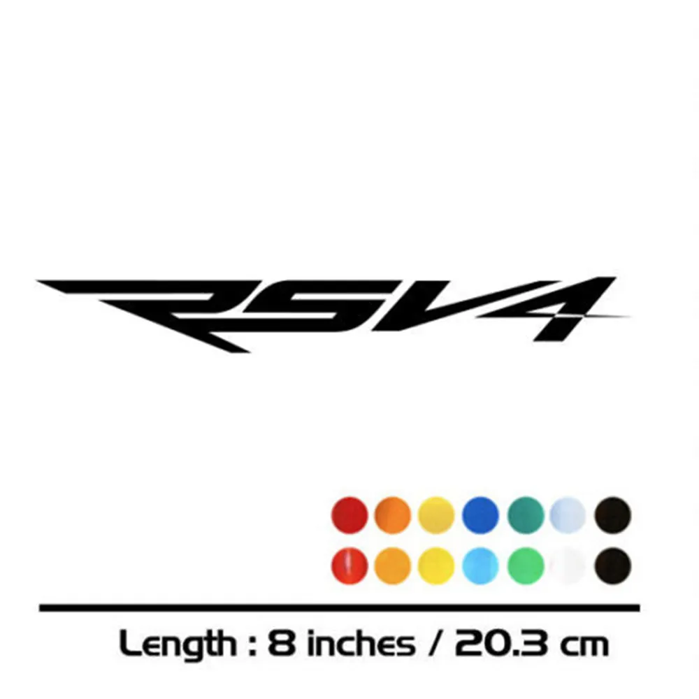 

Motorcycle decals sign accessories bike Fuel tank Wheels Fairing helmet baggage reflective MOTO car sticker For Aprilia RSV4