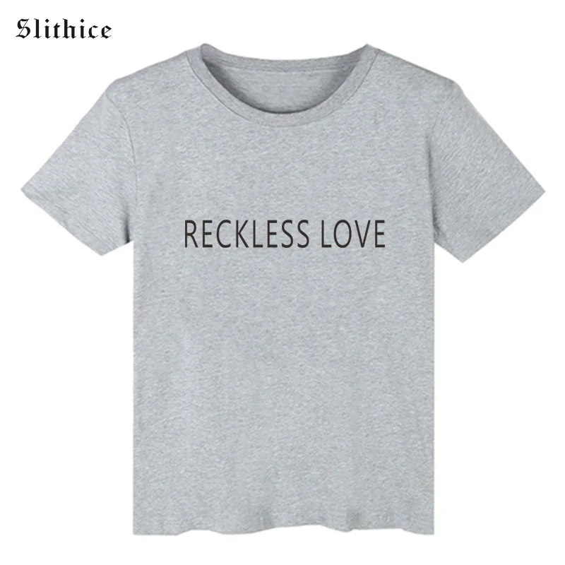 Slithice lekkomyślna miłość Hipster list drukuj kobiety t-shirty letnie ubrania rozrywka Streetwear lady t shirt Camiseta Feminina