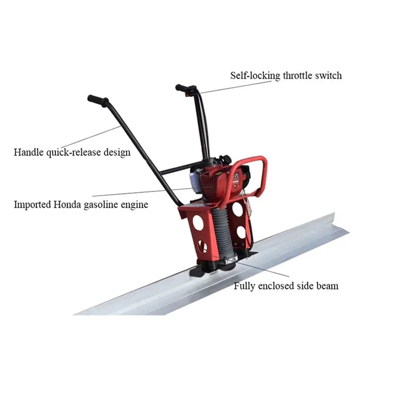 Concrete Floor Vibration Ruler Concrete Leveling Machine Surface